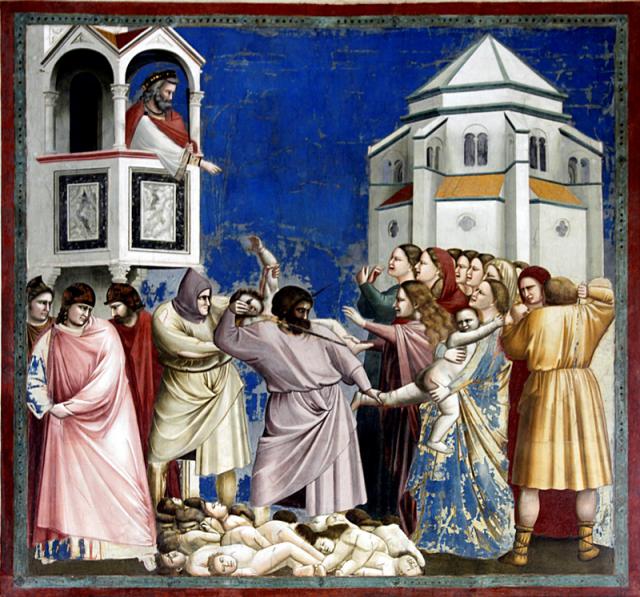 Aprószentek, Giotto di Bondone műve (Forrás: wikipedia.com)